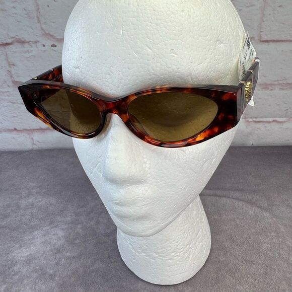 Versace Polarized VE4454 Havana Medusa Sunglasses NEW - Picture 4 of 9